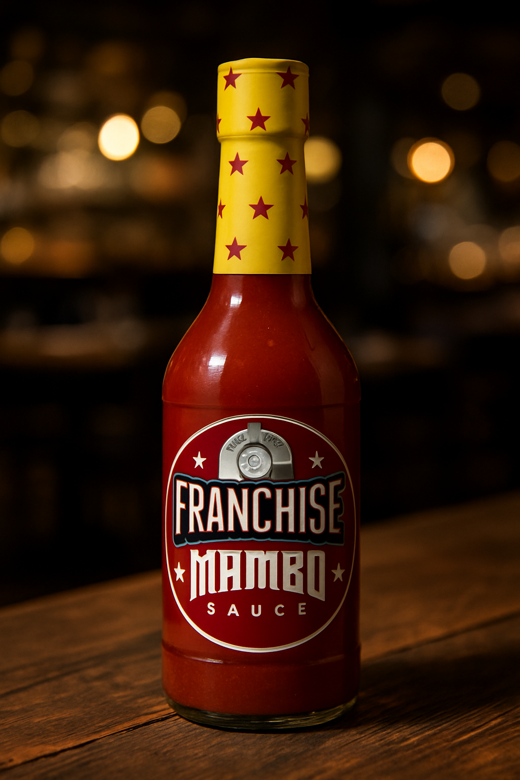 Franchise Mambo Sauce Bottle
